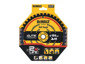 Dewalt DT10303 Cordless Circular Saw Blade 184 x 16 x 40T Extreme Framing DWE560