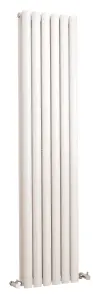 Vertical Double Panel Radiator - 1500mm x 354mm - 3099 BTU - Gloss White- Balterley