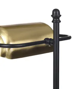 Metal Banker's Lamp Gold and Black MARAVAL