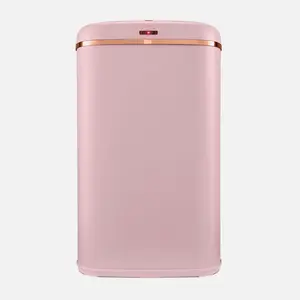 Cavaletto Steel Open Rubbish Bin - 58L Pink / Rose Gold