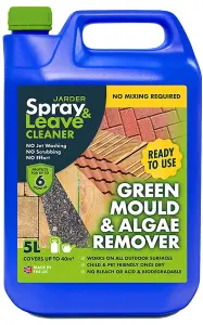 5 Litres Spray & Leave Ready to Use Patio Cleaner - Removes Moss, Green Mould and Algae. No Mixing Required - 40sqm Coverage