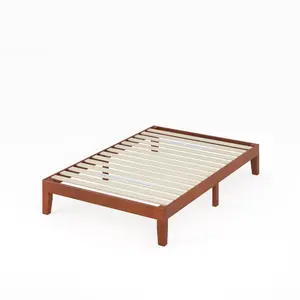 Burg Deluxe Solid Wood Bed Frame Cherry / Small Double (4')