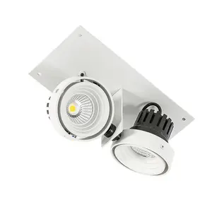 Luminosa Modern Technical LED Recessed Ceiling White, Black, Cool White 4000K 1770lm