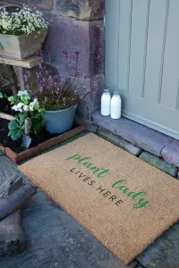 Plant Lady Lives Here Doormat (90 x 60cm)