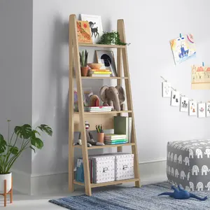 Arelious Ladder Bookcase Oak