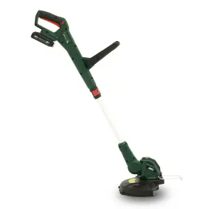 Webb Eco 20V Cordless 30cm Grass Trimmer - 1.4mm Line, Lightweight, Edging Protector & 3Yr Warranty, 2Ah w/ Battery & Charger