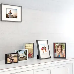 nielsen Alpha Aluminium Picture Frame Matt Black / 10cm W x 15cm H