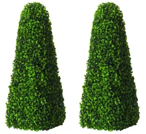 Artificial Topiary Tree The Buxus Obelisk 90cm