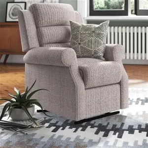 Lainey Upholstered Recliner Fernleaf Upholstery Colour: Natural