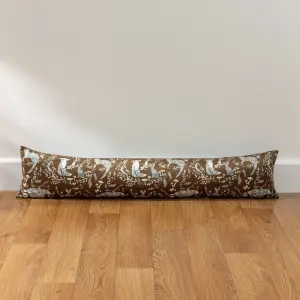 furn. Buckthorn Woodland Velvet Draught Excluder