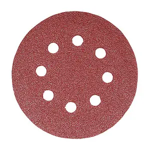 TIMCO Random Orbital Sanding Discs 60 Grit Red - 150mm