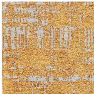 Gold Abstract Modern Easy to clean Rug for Bedroom & Living Room-160cm X 230cm