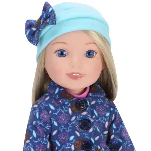 Sophia's by Teamson Kids Winter Outfit with Boots for 14.5" Dolls, Blue