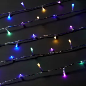 120 Rainbow LED With timer String lights with 11.14m Clear cable