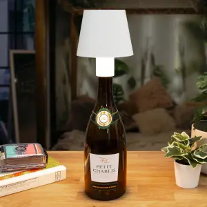 Global Gizmos LED Light-Up Bottle Lamp Shade