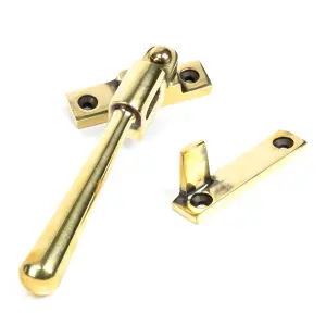 From The Anvil Aged Brass Night-Vent Locking Newbury Fastener