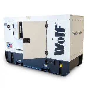 Diesel Generator Set Wolf Contractor 44kVA 35.2kW 415v 3 Phase Water-Cooled 58HP