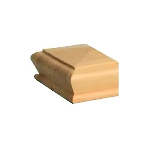 Solid Pine Complete 90mm Square Newel Post Kit Inc Cap's UK Manufactured Traditional Products Ltd