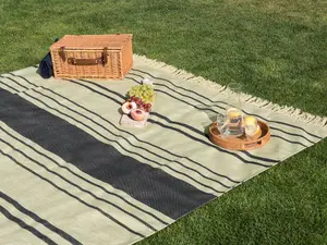 Picnic Blanket BHONG 200 x 200 cm Beige