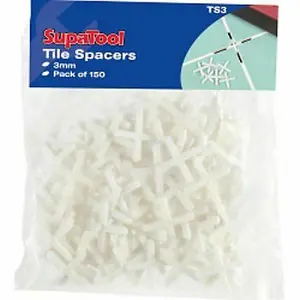 SupaTool Tile Spacers White (4mm)