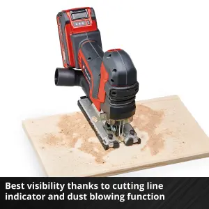 Einhell Cordless Jig Saw 26mm 18V With Accessories Brushless Power X-Change Professional TP-JST 18/135 Li BL - Body Only