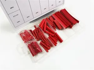 Heat Shrink Tubing Insulated Sleeving Tube Wrap Kit for Cable Wire Joints 127pc