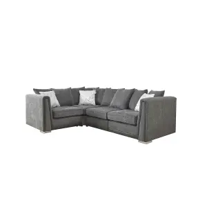 The Great British Sofa Company Edinburgh 2&1 Seater Dark Grey Corner Sofa