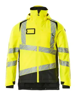 Mascot Accelerate Safe Winter Jacket with CLIMascot (Hi-Vis Yellow/Black)  (XX Large)