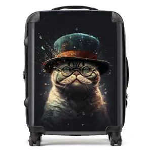 Shorthair Cat Splashart Suitcase - Large