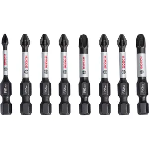 Bosch Professional Impact Power Bit Insert Pack 50mm, PH1, PH2, PH2, PH2, PH3, PZ2, PZ2, PZ3 Pick & Clic