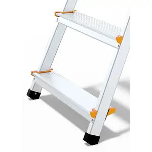 Abbey Aluminium Safety Platform Step Ladders - 7 Tread