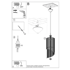 Alexia Wood Natural 1 Light Classic Pendant Ceiling Light