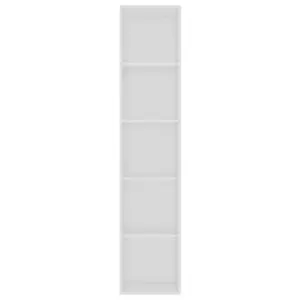 Rian Bookcase White / 189cm H x 80cm W x 30cm D