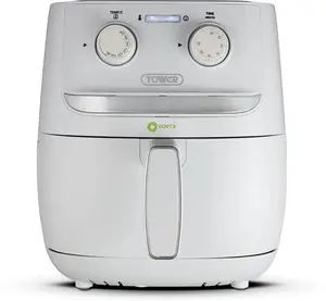 Tower, T17126WHT, Vortx Air Fryer With Manual Controls, 1500W, 3.8L, White