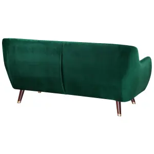 Velvet Living Room Set Emerald Green BODO