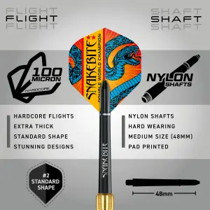 Peter Wright Snakebite v Gerwyn Price Iceman DWC Brass Darts Set