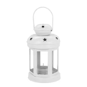 Nicola Spring - Metal Hanging Tealight Lantern - 16cm