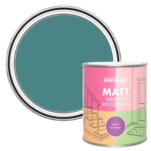 Rust-Oleum Peacock Suit Matt Interior Wood Paint  750ml