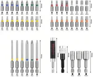 Bosch Professional 43-Piece Screwdriver Bit Set