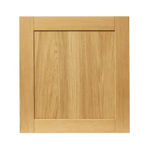 GoodHome Verbena Natural oak effect Matt natural Shaker Appliance Cabinet door (W)600mm (H)626mm (T)20mm