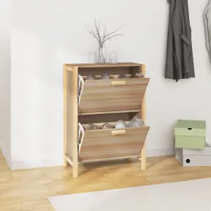 Berkfield Shoe Cabinet 57.5x33x80 cm Engineered Wood