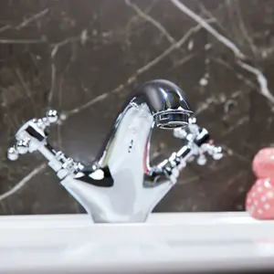 Flode Flen Mono Basin Mixer Tap Chrome