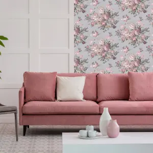 Superfresco Easy Bouqet Floral Blush Wallpaper