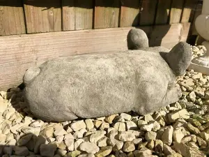 French Bulldog Stone Statue Outdoor Garden Ornament Puppy Dog British Made Sculpture