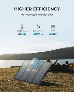 BLUETTI PS72 Portable Power station 716Wh 1000W +1PCS 120W Solar Panel for Home& Outdoor Power