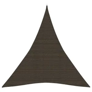 Berkfield Sunshade Sail 160 g/m2 Brown 4x5x5 m HDPE