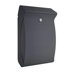 Swing High Quality Wall Mounted Lockable Weatherproof Post Box Anthracite