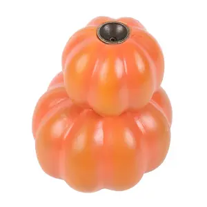 Something Different Stacked Pumpkins Backflow Incense Burner Orange (One Size)