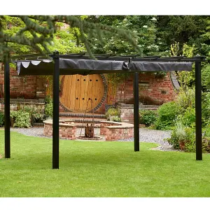 Glendale Seville Gazebo 3x3m Grey