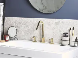 Beliani Modern Sink Faucet KALAMBO Gold